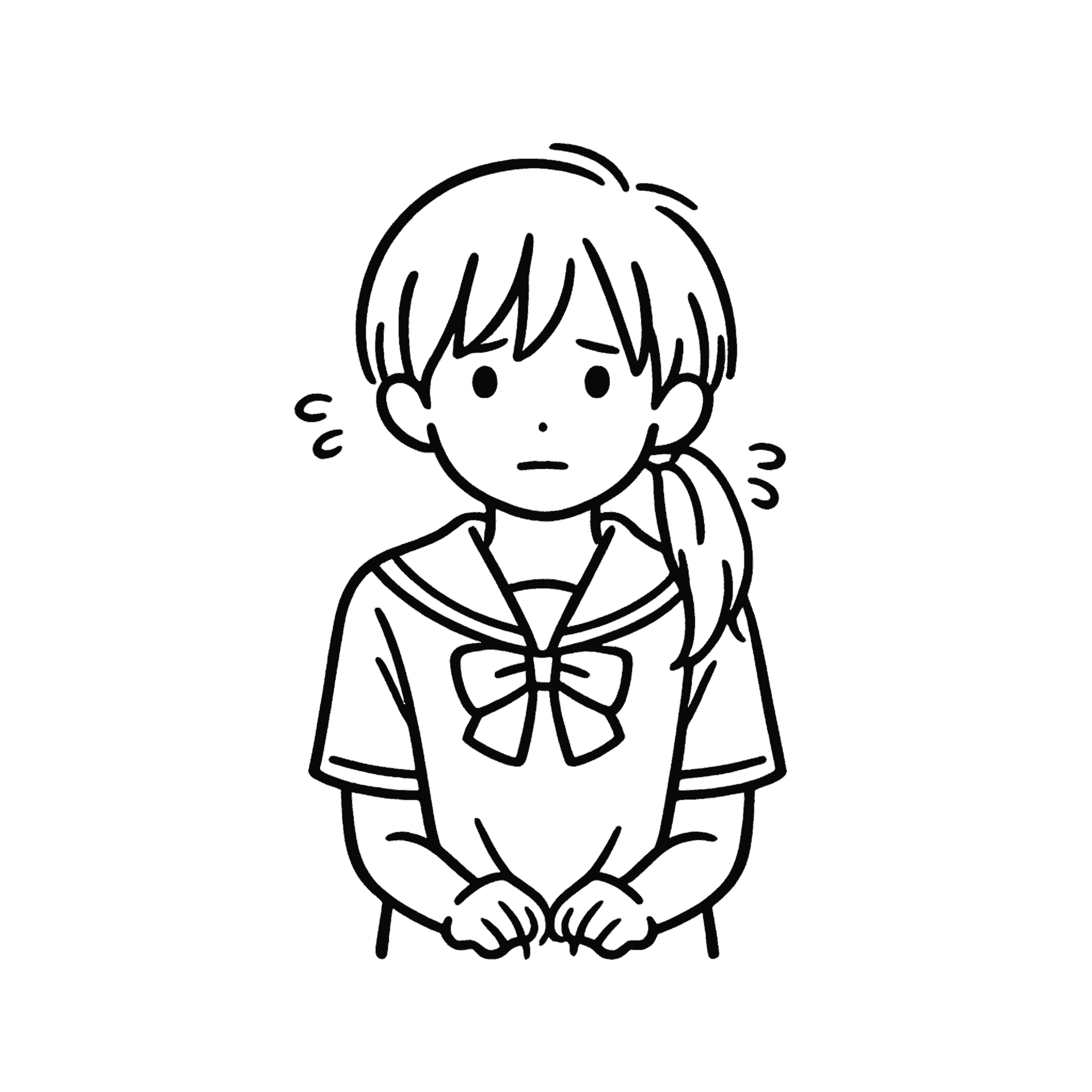 女の子のイラスト